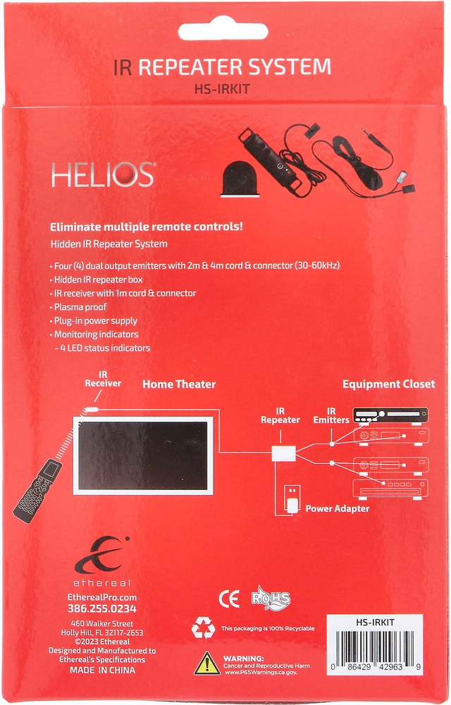Ethereal Hidden IR Repeater System