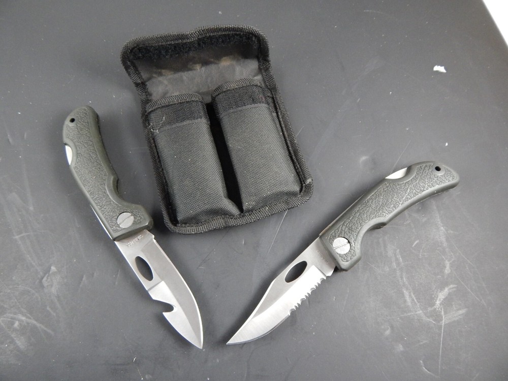 Hunter's Field Dressing 2-KNIFE SET Caping & Skinning