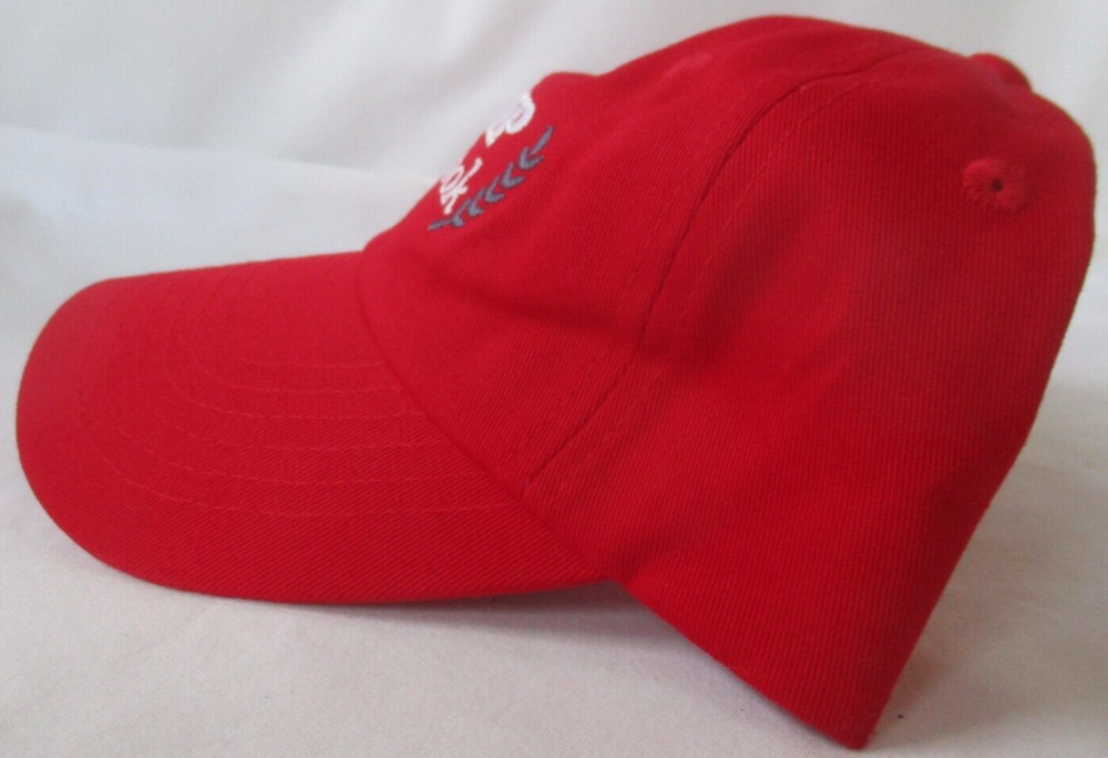 CAMP EVERBROOK ACADEMY RED COTTON ADJUSTABLE YOUTH CAP HAT