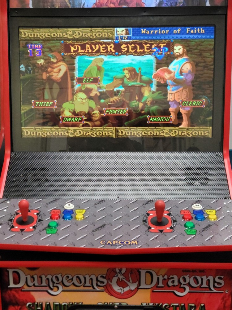 New Capcom Dungeon & Dragon Shadow over Mystara Custom Arcade Game 32" LCD