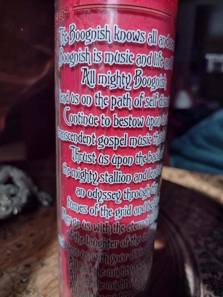 Ween Boognish Prayer Candle