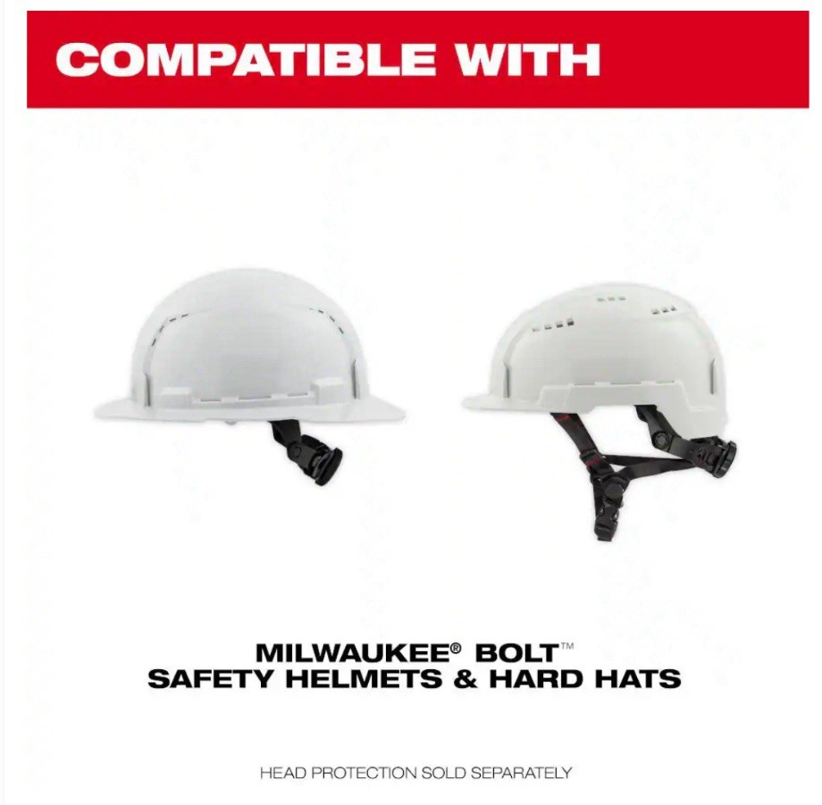 Milwaukee BOLT Clear Uncoated Lens Task Full Face Shield (2 Pack)