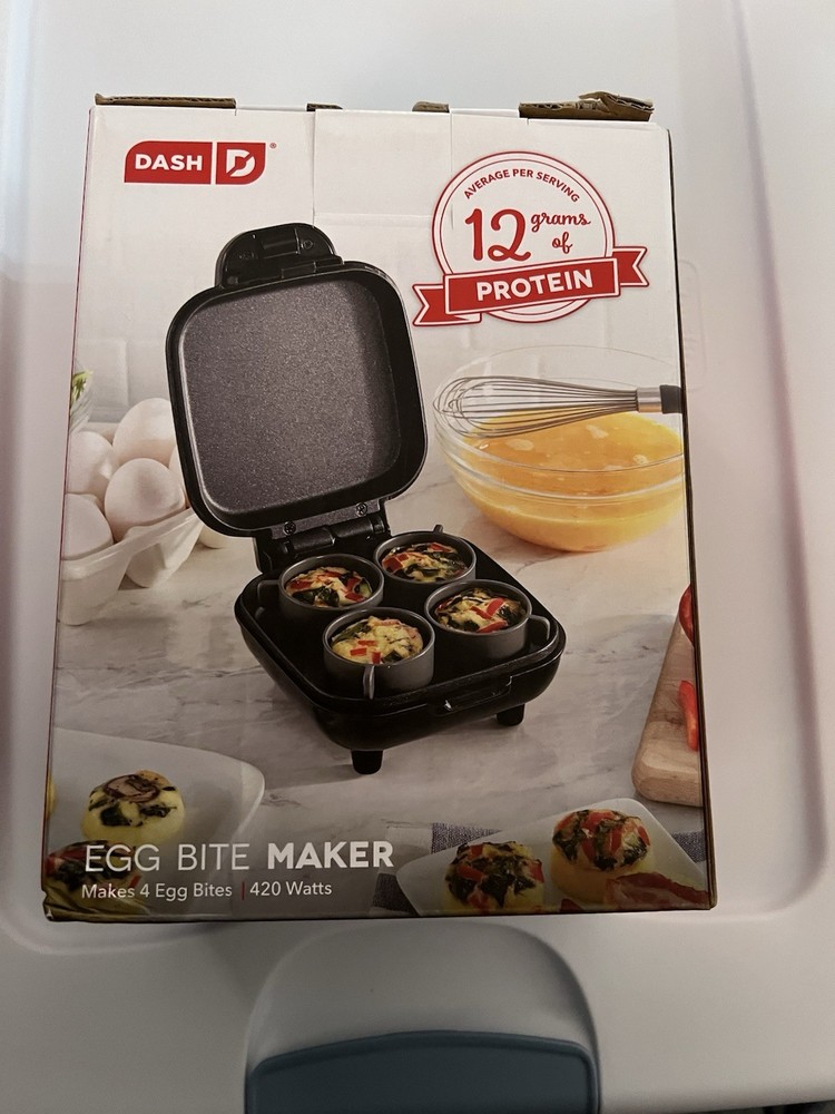 Dash Egg Bite Maker 4-pack Brand New In Box Also Dessert Bites