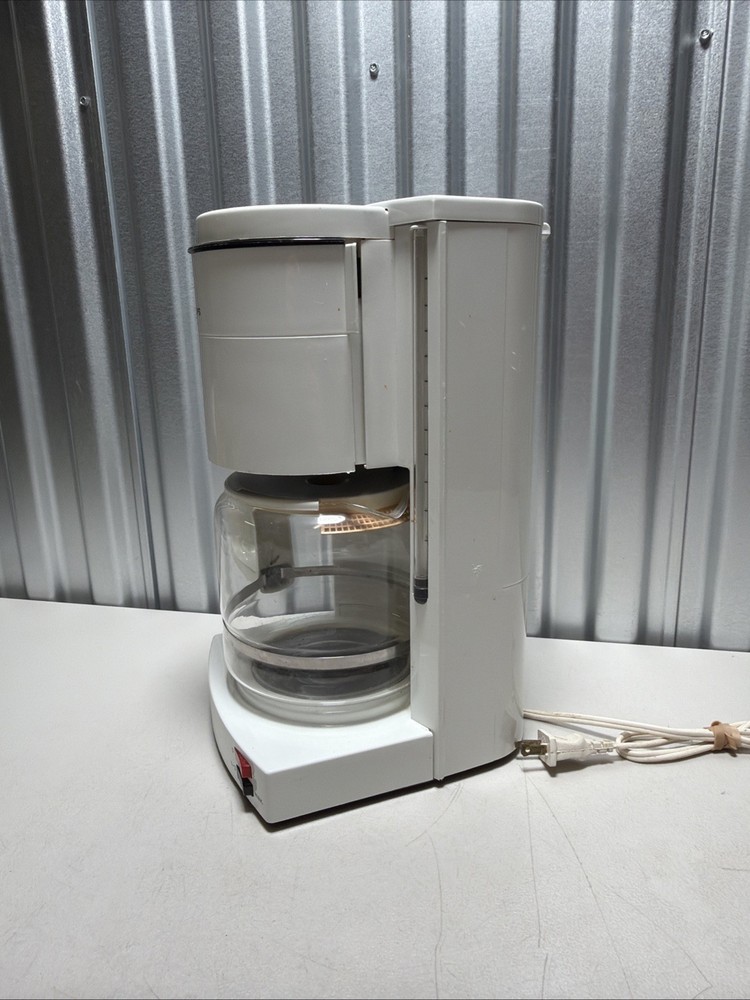 KRUPS Compact Aroma 12 Cup Coffee Maker White Type 134B