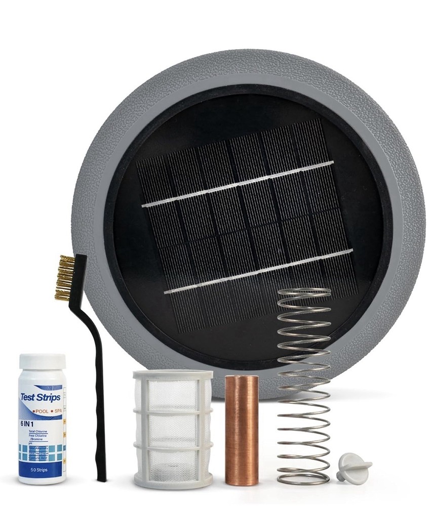 Solar Pool Ionizer Sun-Activated Copper Purification 40,000 Gal #175