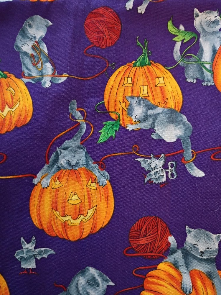 Halloween Quilting Cotton Scrap Fabric Bundle 1#