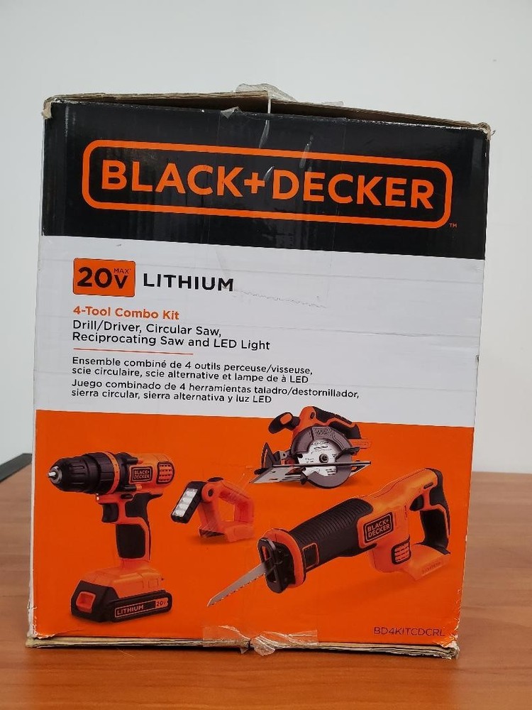BLACK AND DECKER 4 TOOL KIT (NLG053632)