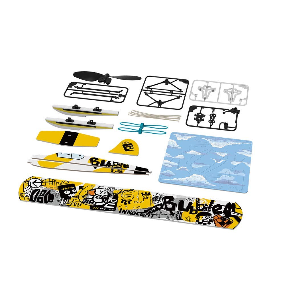 Rubber Band Airplane Science - Seaplane - Playz