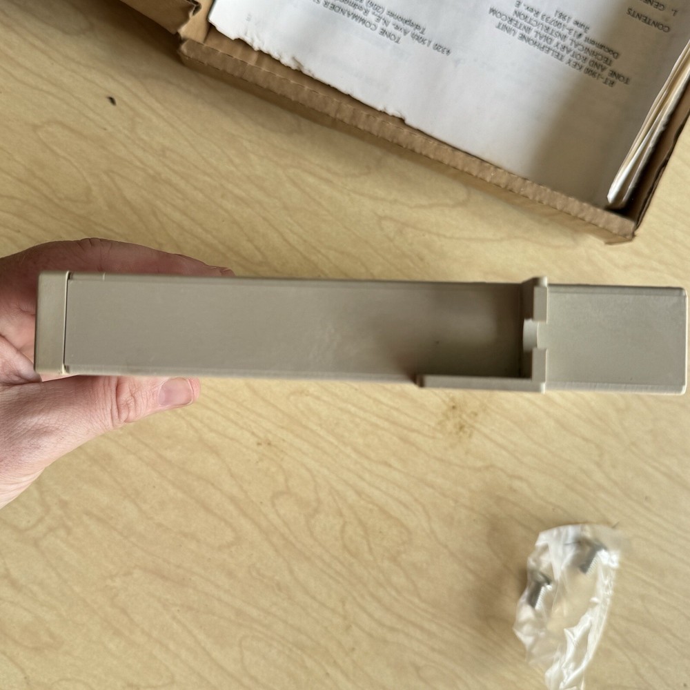 TELCO TONE COMMANDER RT-1900 Antique Rotary Dial Intercom System With Manual