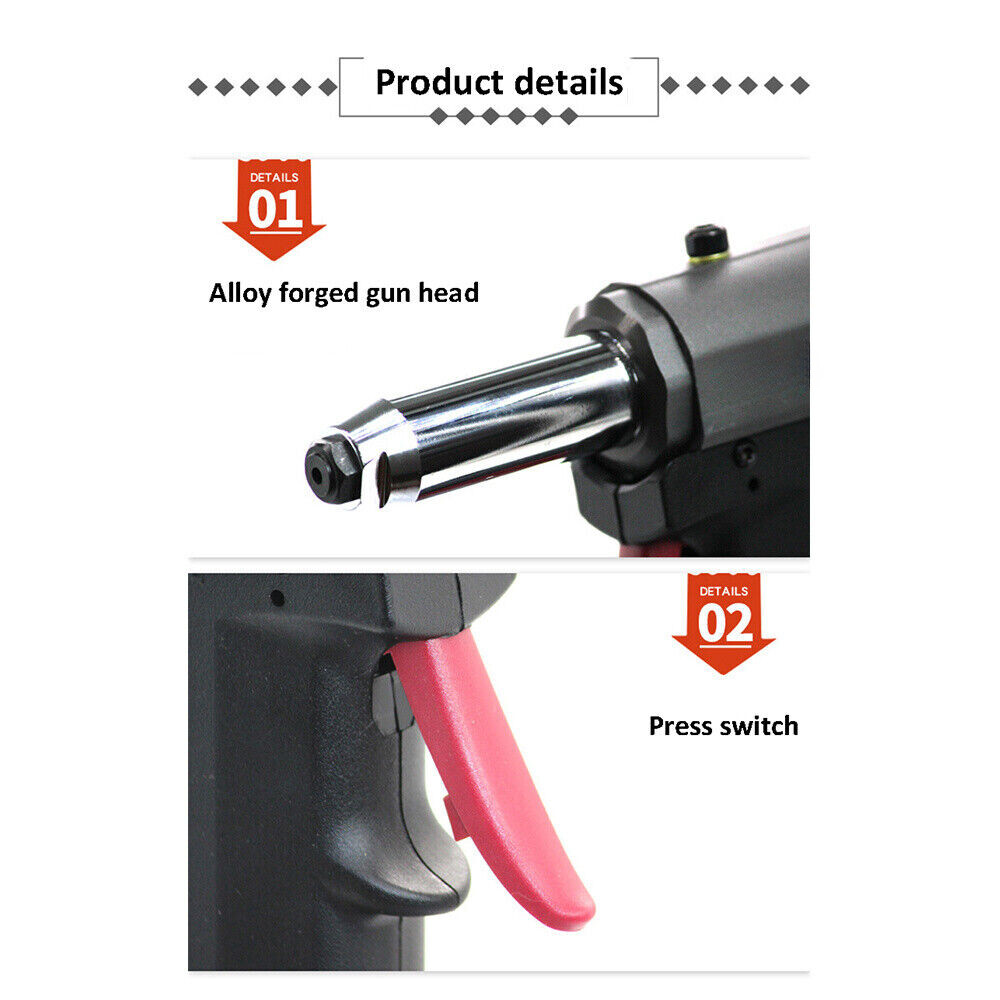 N250G Pneumatic Extractor Rivet Gun Pull Rivet Gun Pull Nail Gun NEW