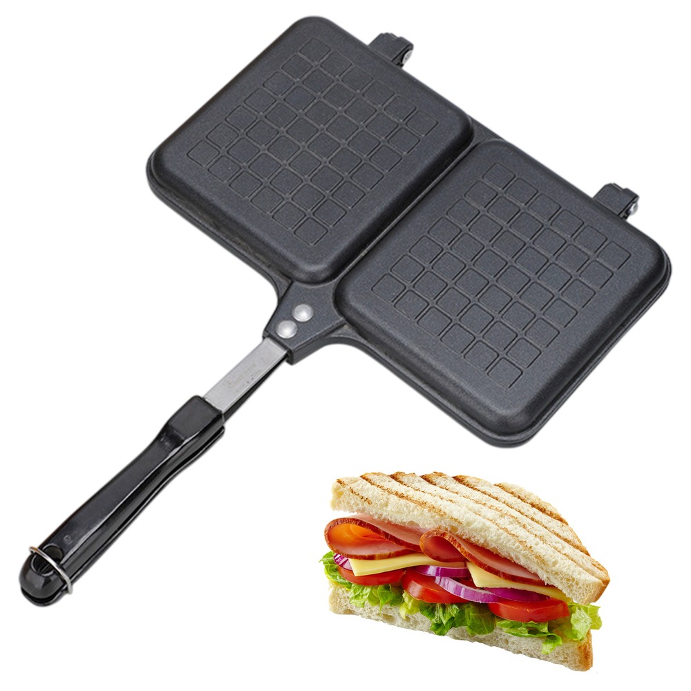 Hot Sandwich Maker Double Panel Stove Hot Sandwich Maker With Handle Handy