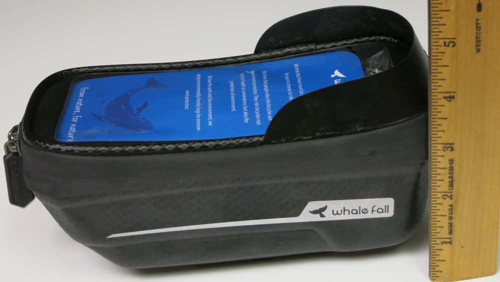 Bicycle Cellphone Hard Case Easy Mount WHALE FALL Waterproof Zipper Close NEW
