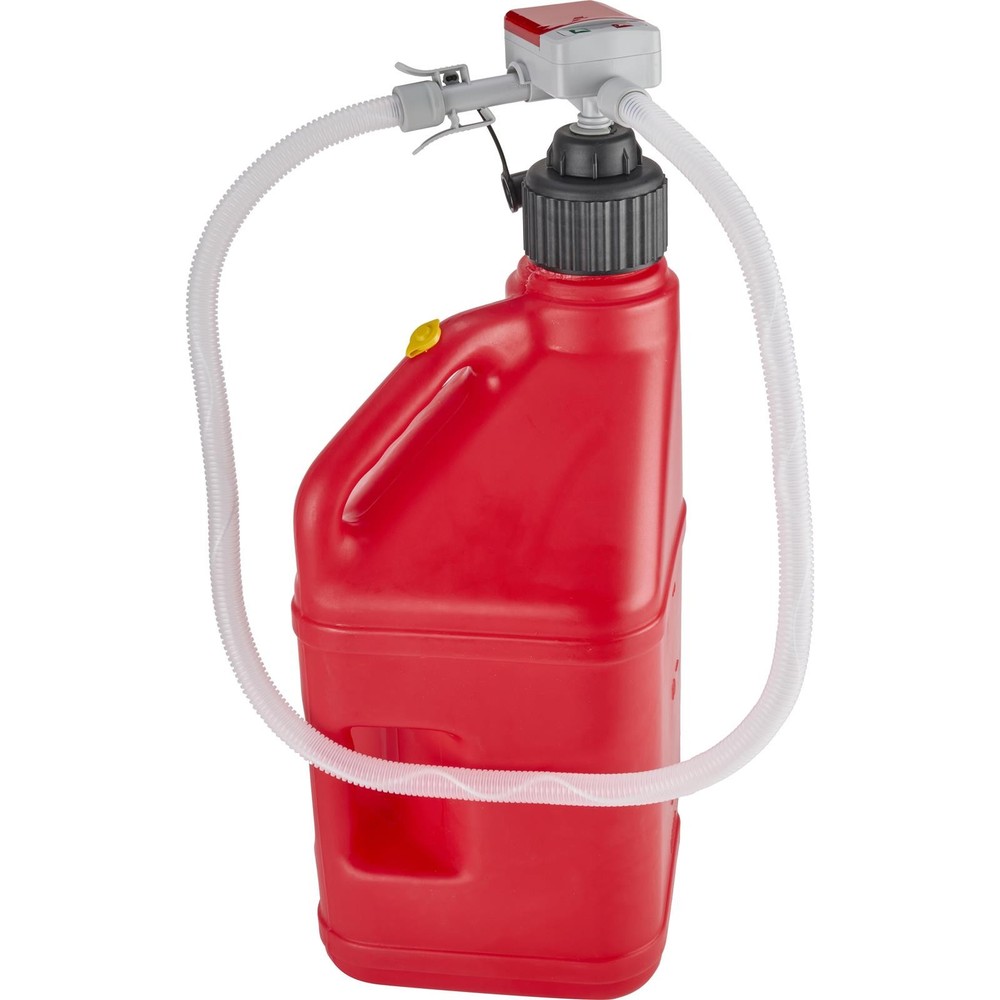 Battery Powered Fluid Transfer Pump w/ Hose & Fluid Jug Adapters