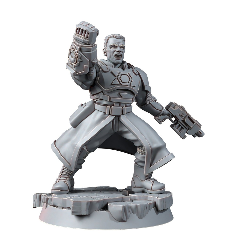 FREEDOM GUARD LIEUTENANT COLONEL WITH GUN