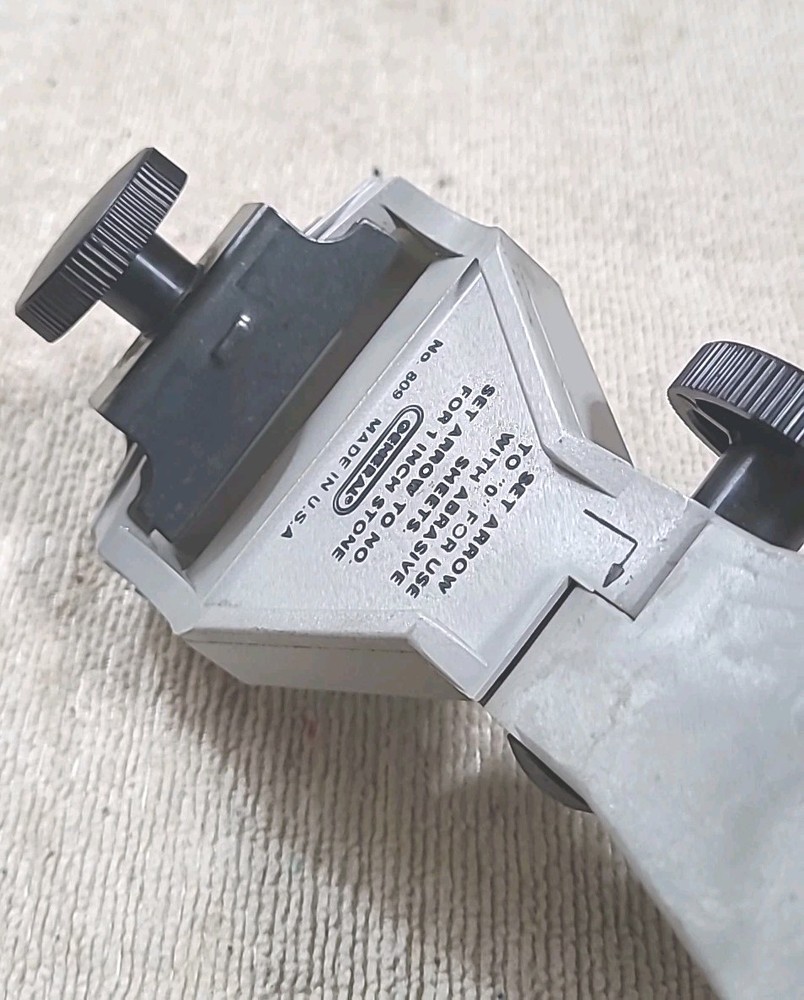 General No 809 Adjustable Chisel & Plane Blade Sharpening Guide USA Made Tool