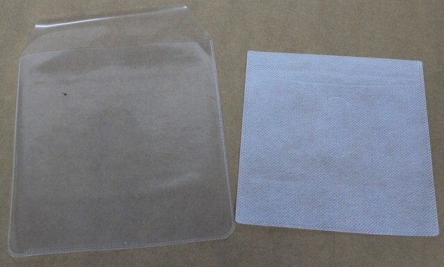 1000 Double Sided  Ameri Copy Blu Ray CPP Clear Sleeves W/2 Disc Woven