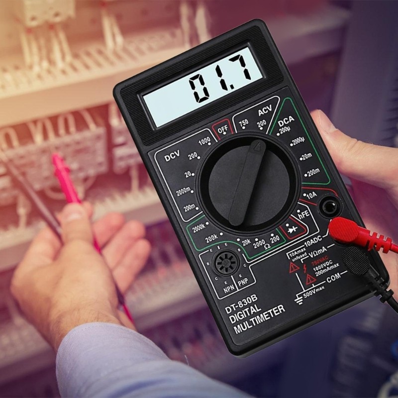 Easy To Use Digital Multimeter Circuit Testing Device for Electronics Engineers