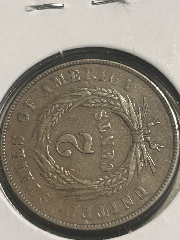 1865 2 cent piece Nice And Affordable Check My Listings Please 😊