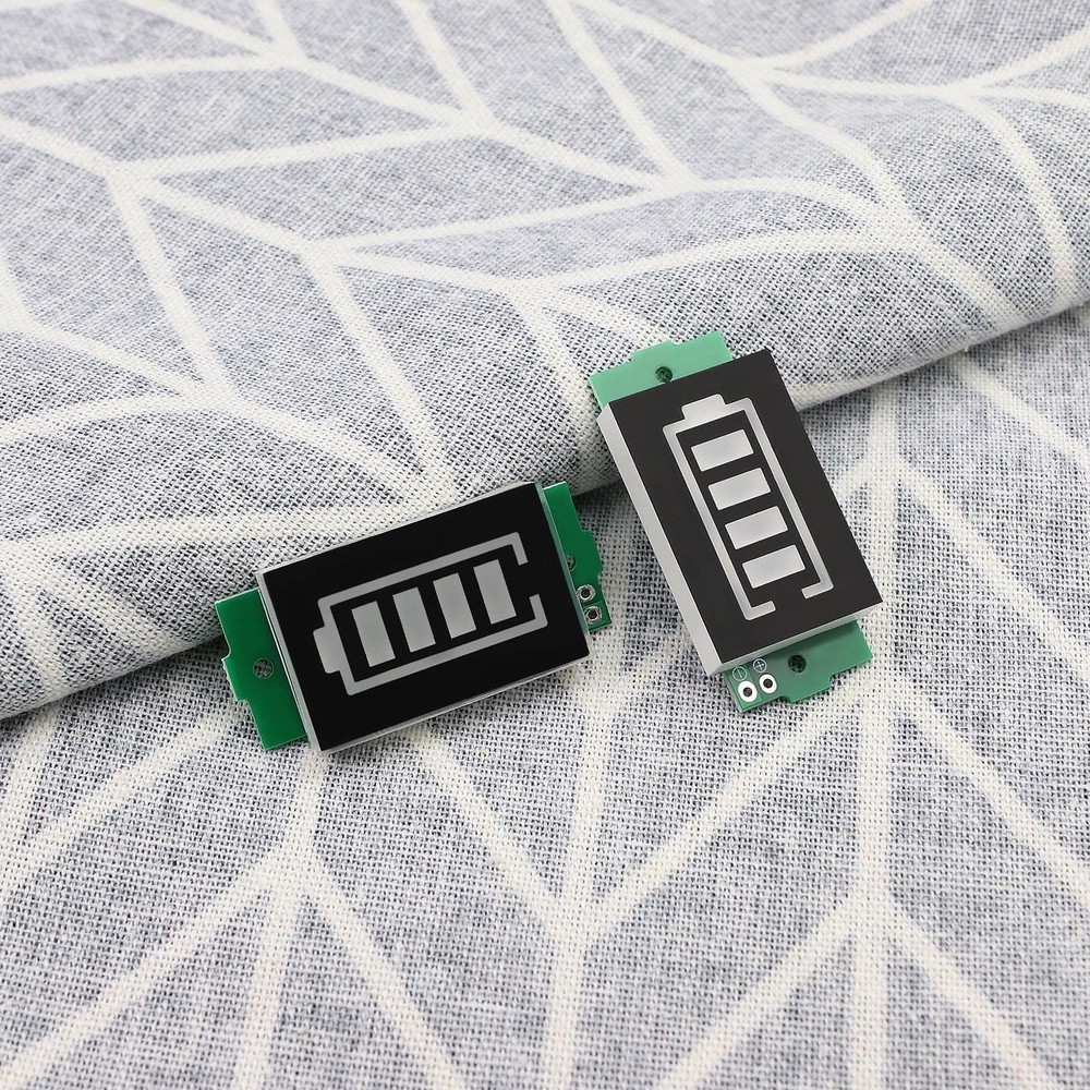 Create idea 4Pcs Battery Capacity Indicator Module 3-34V Charge...