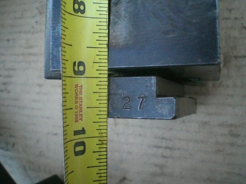 Genuine Aloris CXA tool post with 4 tool holders