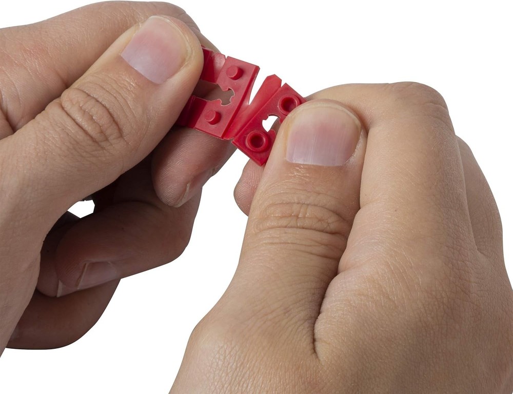 GSP-04 Red Electrical Switch & Receptacle Spacers, 4-Piece Stackable Set