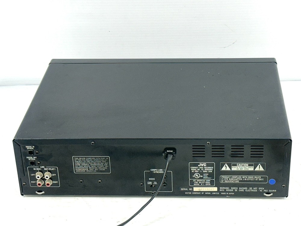 JVC XL-R5000 Digital Multi CD Compact Player & Recorder, Left Side Working Only
