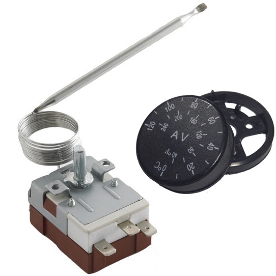 ADJUSTABLE ELECTRIC RADIATOR FAN THERMOSTAT TEMPERATURE SWITCH WIRING CONTROLLER