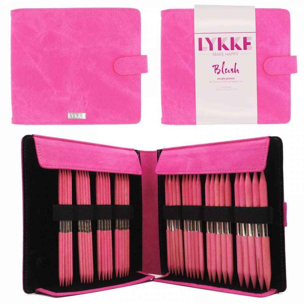 Lykke Blush Needle Sets: Interchangeable and Double Point