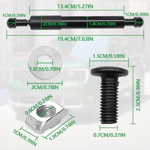 Tail Gate Mods Damper Kit, Tailgate Slow Drop Accessories Compatible with 2022