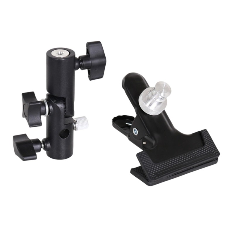 Light Stand Clamp Mount Bracket with Easy Installation and High Compatibility