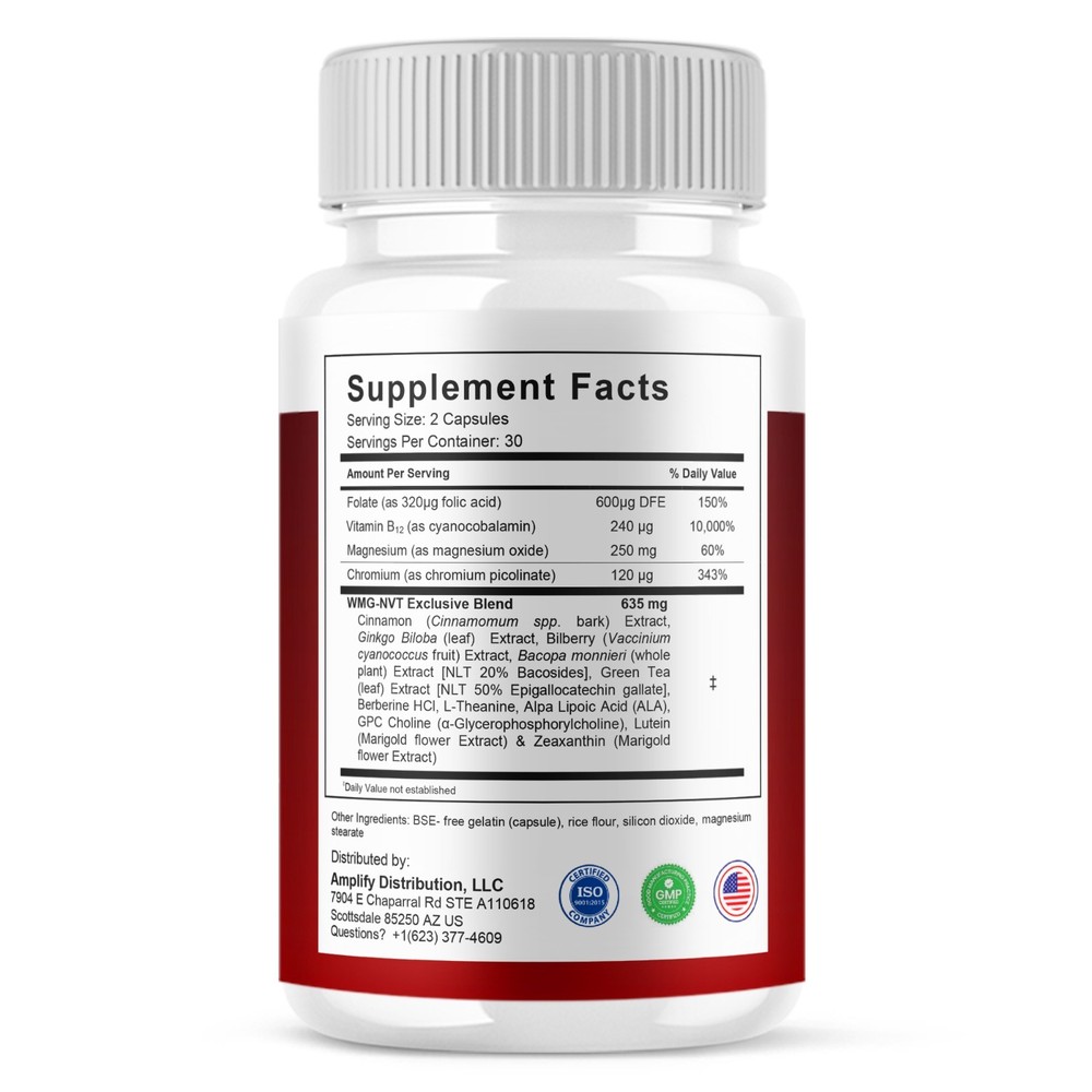 Gluco Thrive Capsules, Gluco Thrive Advanced Formula (60 Capsules)