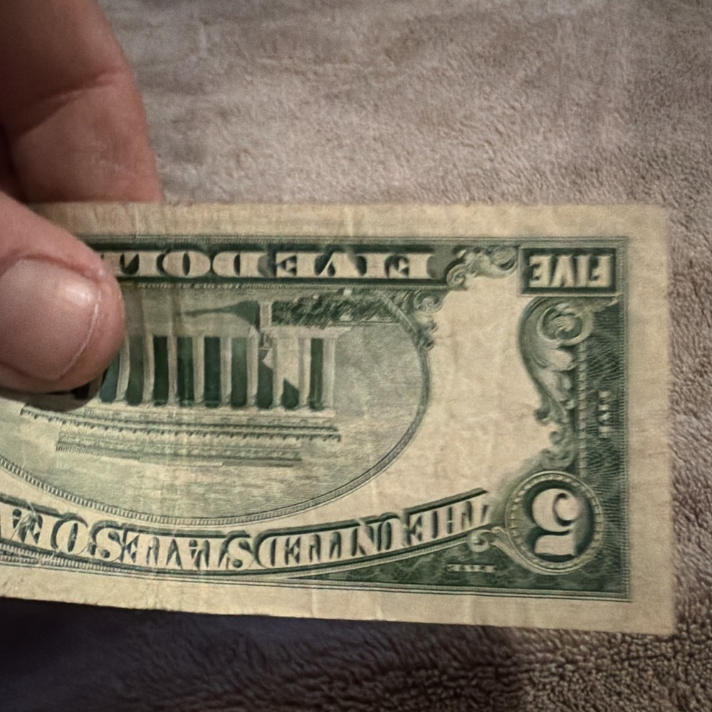 1953 A US FIVE DOLLAR SILVER CERTIFICATE