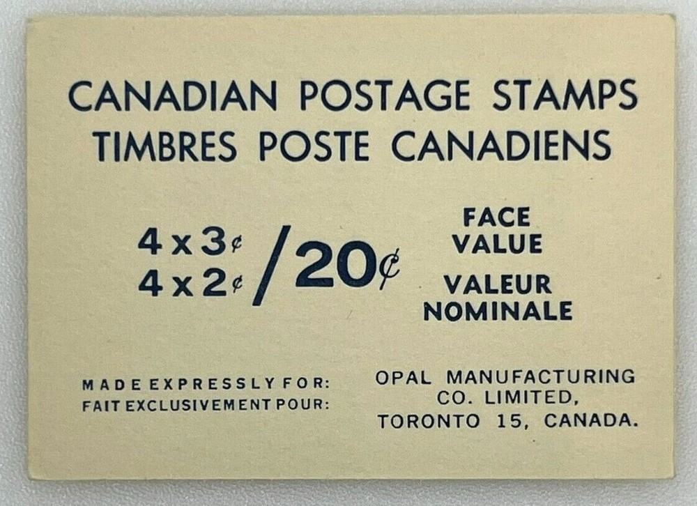 ◆Stamp Booklet◆ 1970 Centennial booklet "OPAL", BK63a