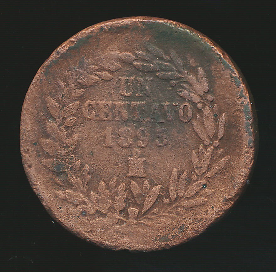 Mexico - Second Republic 1895-Mo CENTAVO (Copper)