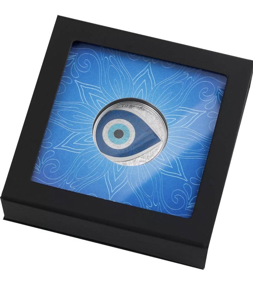 2020 Palau 1oz Silver Evil Eye Coin
