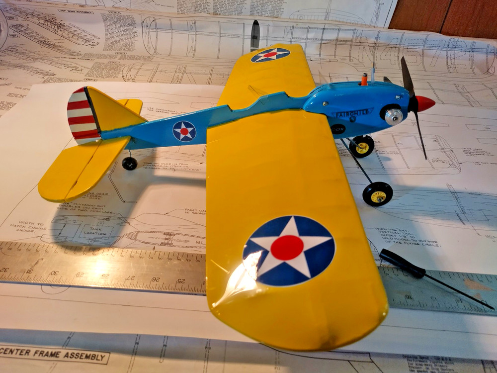 Control line Airplane Cox 049 Baby Ring Master Pt 19 version