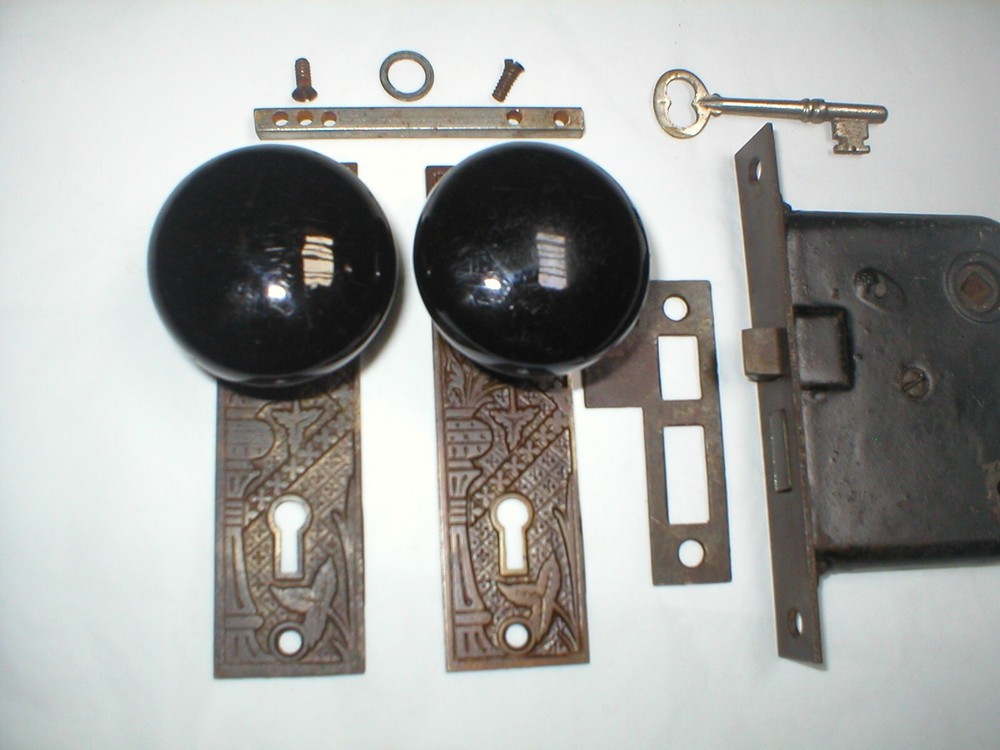 Antique Victorian Era Door Hardware