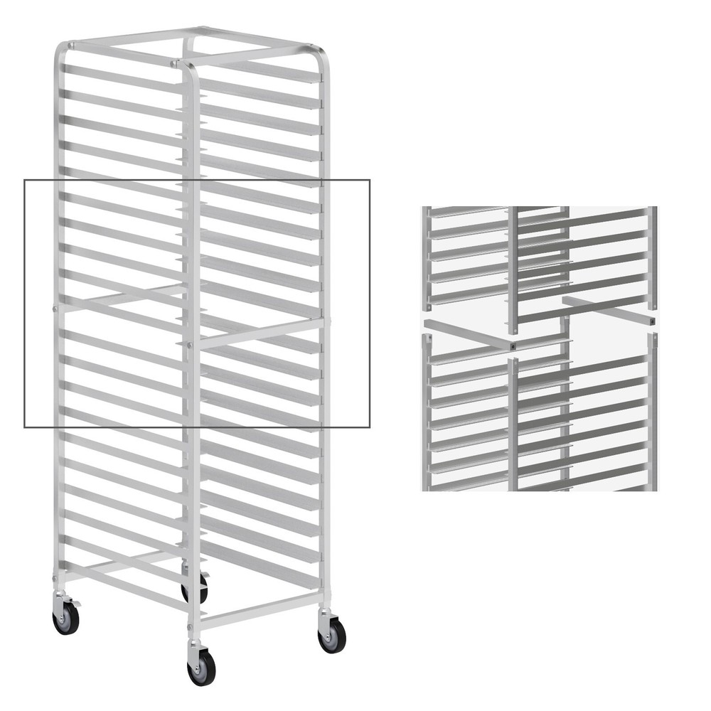 20 Tier Sheet Pan / Bun Pan Rack with Wheels