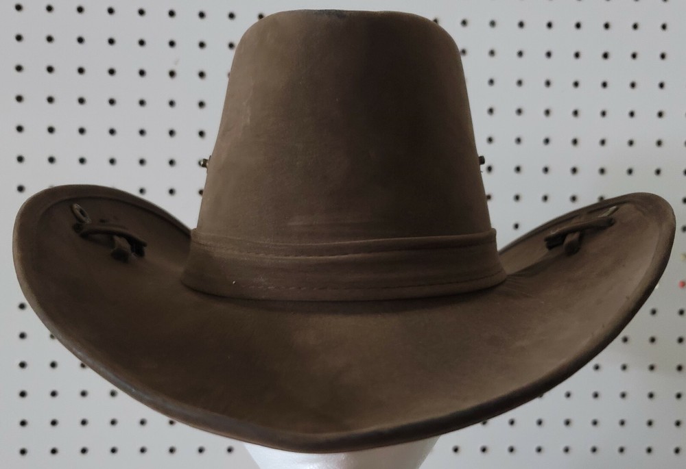 SUEDE COWBOY SNAP HAT BROWN Yellowstone