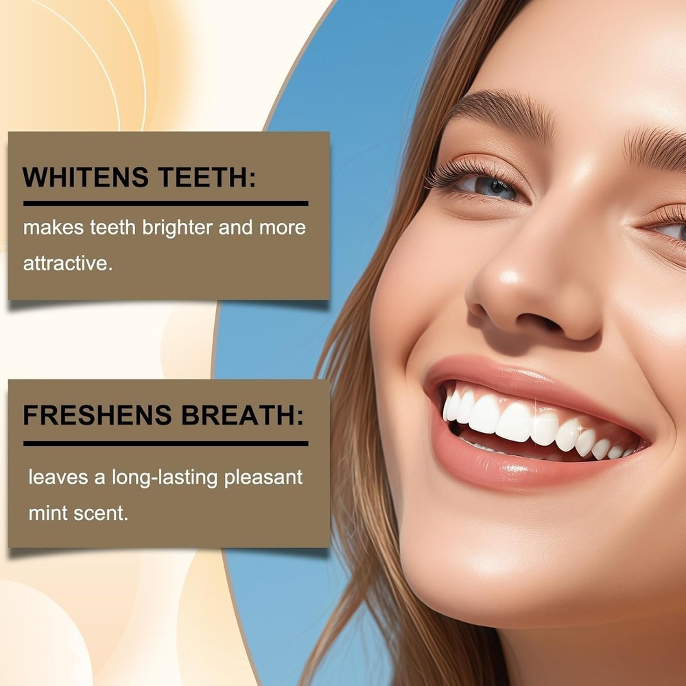 2Pcs Tooth Refresh Toothpaste, Fresh Breath Toothpaste, Natural Oral Care