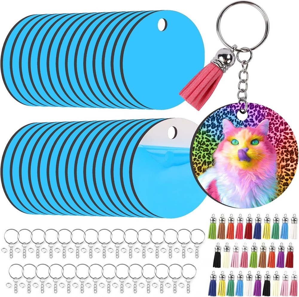 Quality - Sublimation Keychains with Instructions