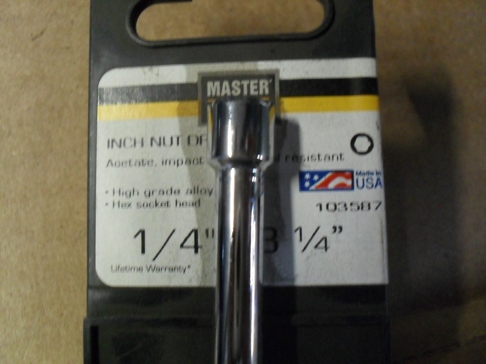 Master Mechanic 1/4" x 3" Nut Driver Tool x7