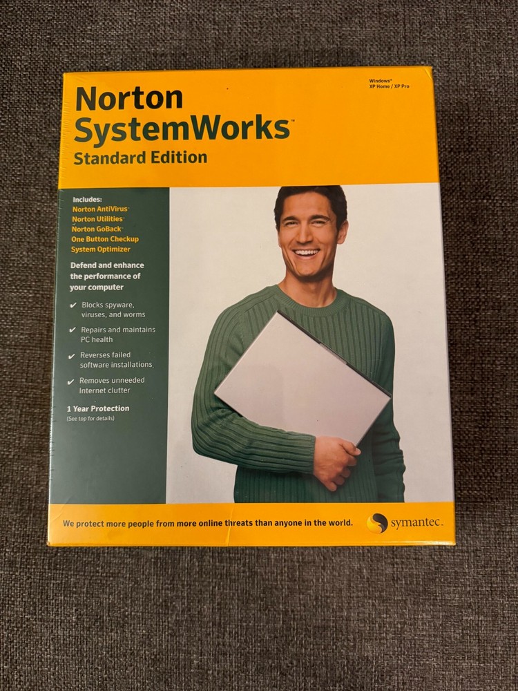 Norton SystemWorks Standard Edition Windows XP Home/XP Pro SEALED