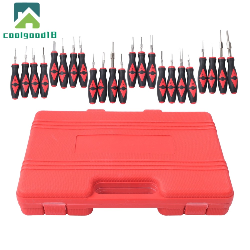 Universal Wire Terminal Electrical Connector Crimp Pin Removal Release Tool Kit