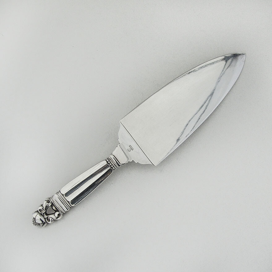 Acorn Pie Server All Sterling Silver Georg Jensen Denmark