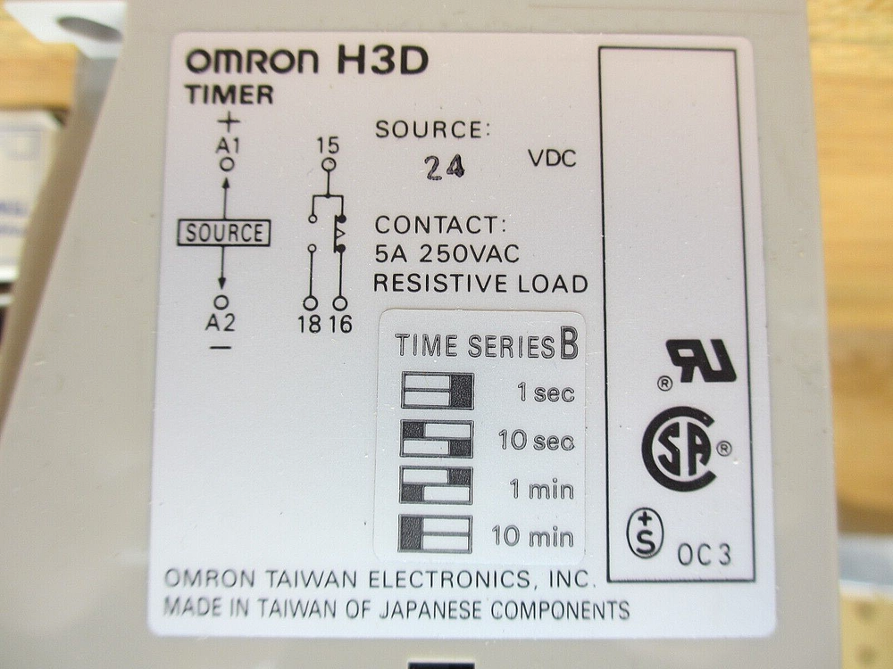 Omron H3D *NEW* Timer Module DC24V