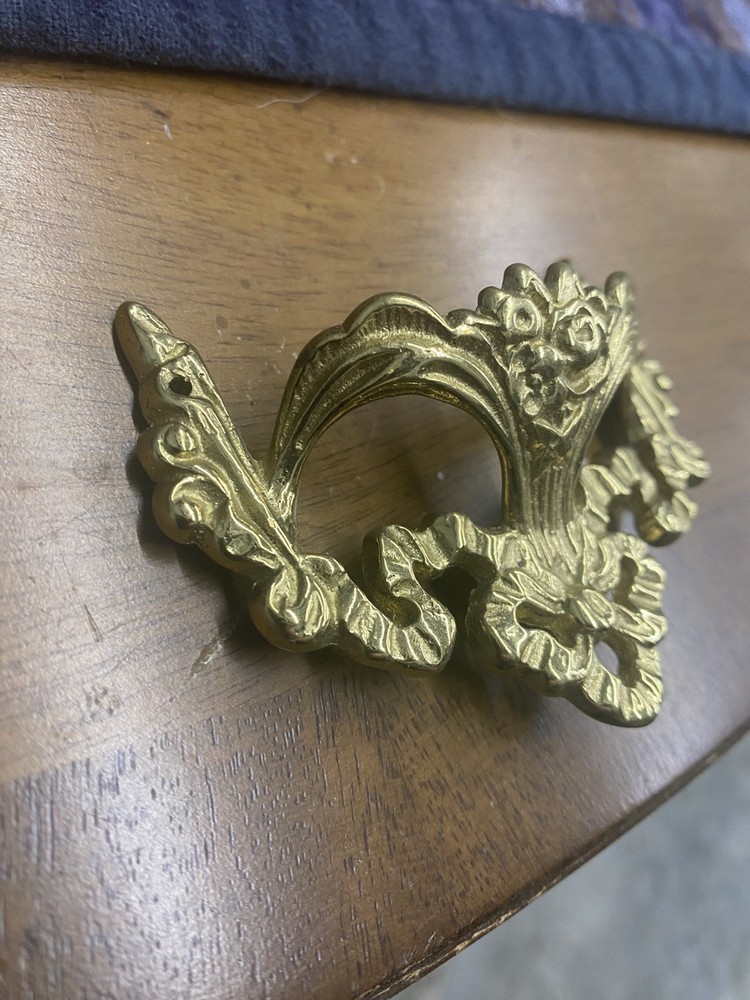 Brass Victorian Ornate Drawer Pull