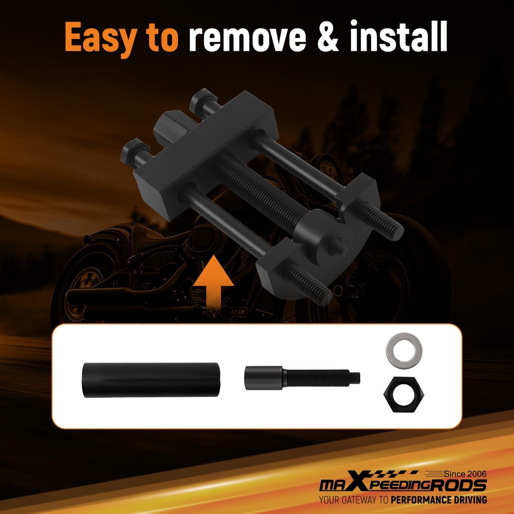 Transmission Mainshaft Bearing Inner Race Tool Installer with Puller for Harley