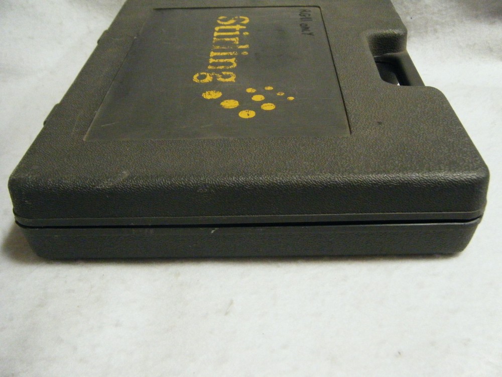 Stirling RG11 Crimper Kit, crimper, stripper, snips, connectors, case
