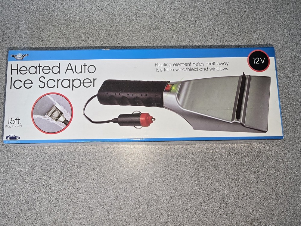 12v Heated Ice Scraper For Car
